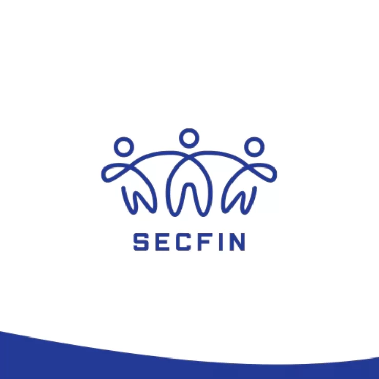 "Secfin - Financial Institution Logo and Pattern Feature Image"