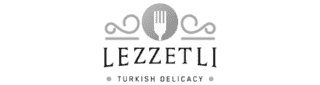 lezzetli black-white logo