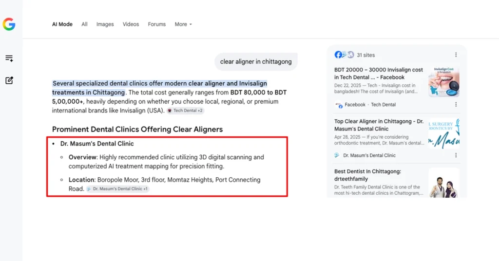 Showing Up on Google AI Overview